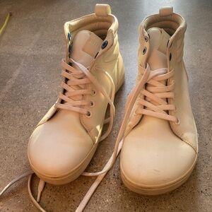 RARE Birkenstock Orthopedic Sneakers, Midtop Ankle, Size 42, White Lace Up